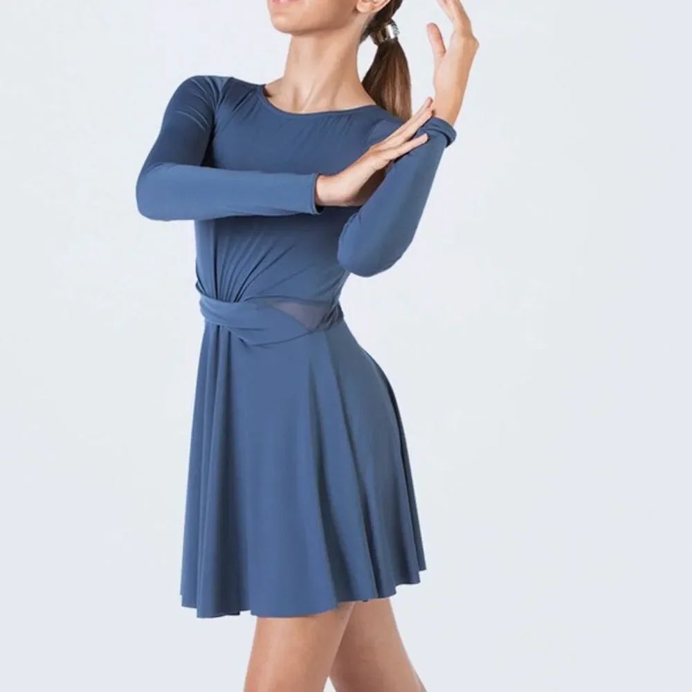 WEISSMAN Dance Costume lyrical slate blue All I Ask 14348 LC-large child
